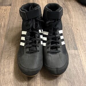 Men’s Adidas wrestling shoes.